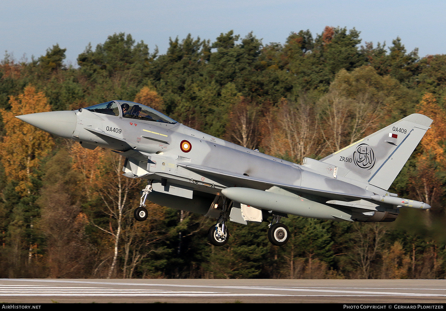 Aircraft Photo of QA409 / ZR510 | Eurofighter EF-2000 Typhoon | Qatar - Air Force | AirHistory.net #519127