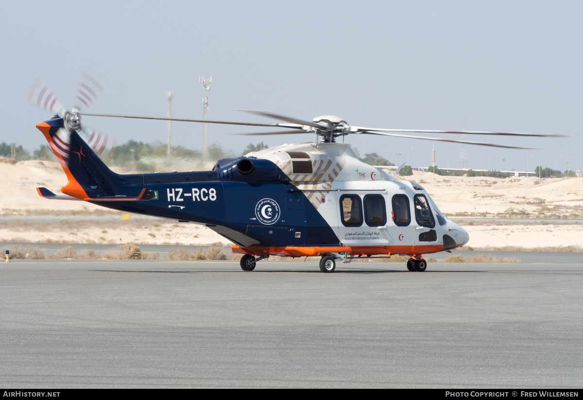 Aircraft Photo of HZ-RC8 | Leonardo AW-139 | Saudi Red Crescent Authority | AirHistory.net #519134