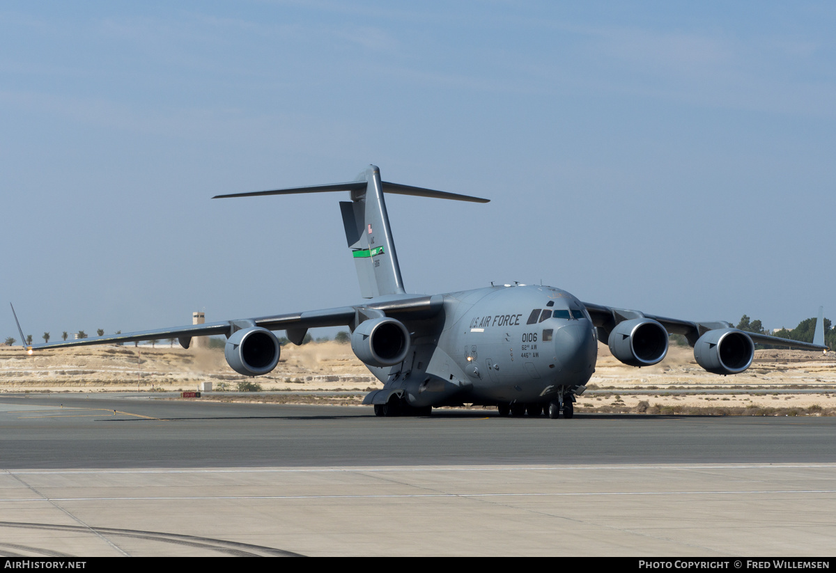 Aircraft Photo of 95-0106 / 50106 | McDonnell Douglas C-17A Globemaster III | USA - Air Force | AirHistory.net #519136