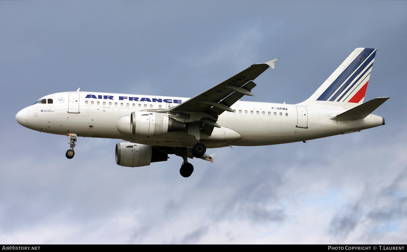 Aircraft Photo of F-GPMA | Airbus A319-113 | Air France | AirHistory.net #519144