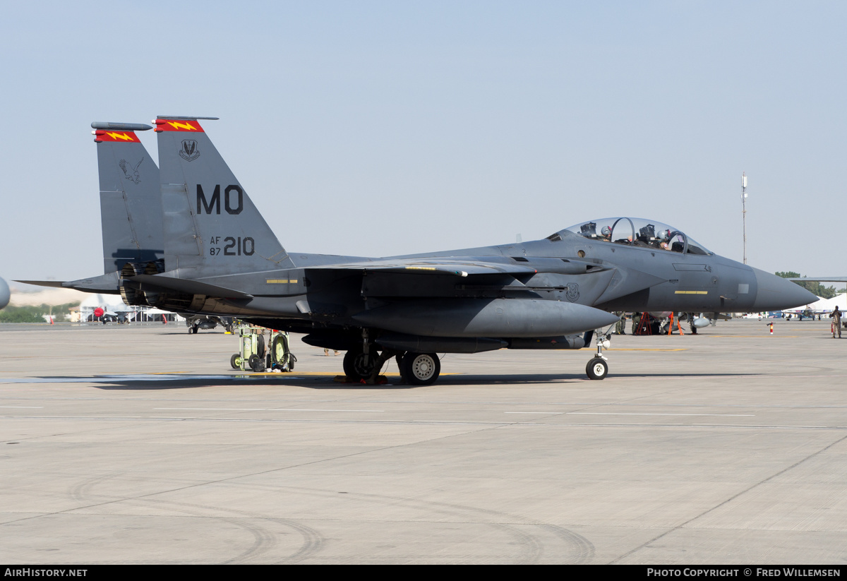Aircraft Photo of 87-0210 / 87-210 | Boeing F-15E Strike Eagle | USA - Air Force | AirHistory.net #519145