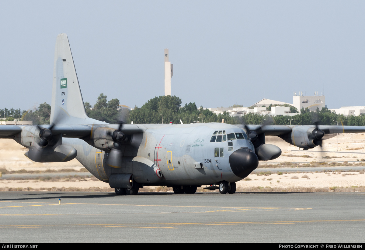 Aircraft Photo of 1624 | Lockheed C-130H Hercules | Saudi Arabia - Air Force | AirHistory.net #519154