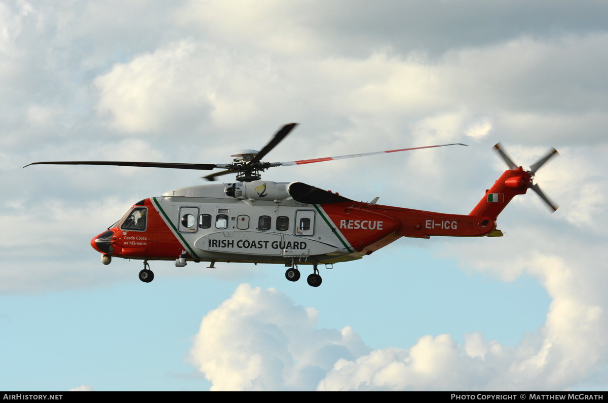 Aircraft Photo of EI-ICG | Sikorsky S-92A | Irish Coast Guard | AirHistory.net #519156