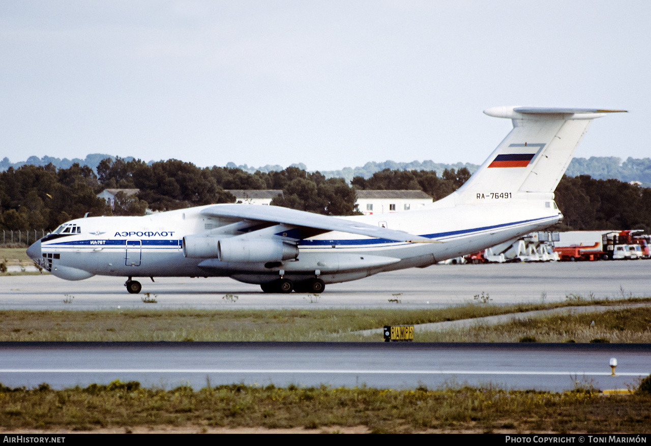 Aircraft Photo of RA-76491 | Ilyushin Il-76T | Aeroflot | AirHistory.net #519157