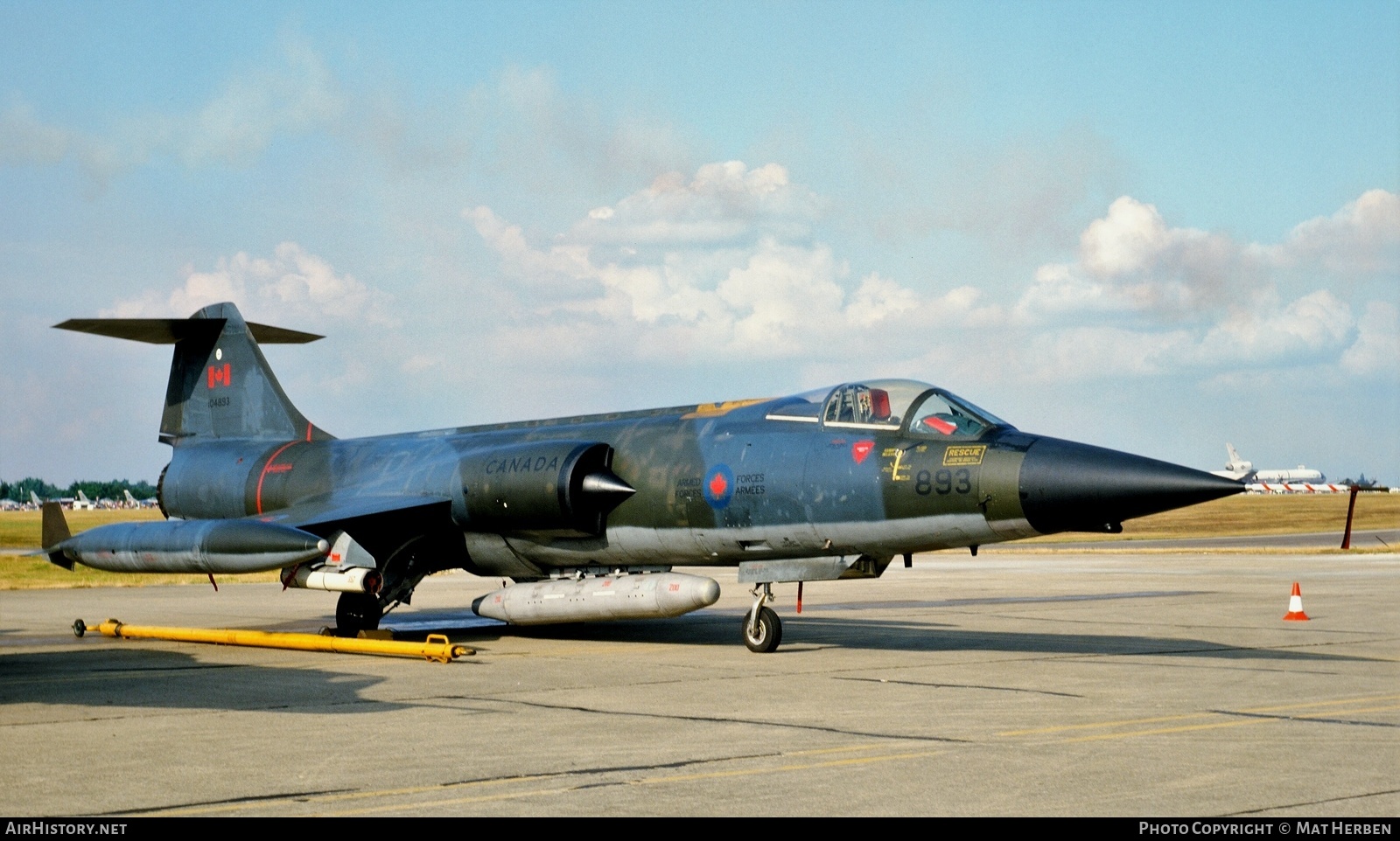 Aircraft Photo of 104893 | Canadair CF-104 Starfighter | Canada - Air Force | AirHistory.net #519159