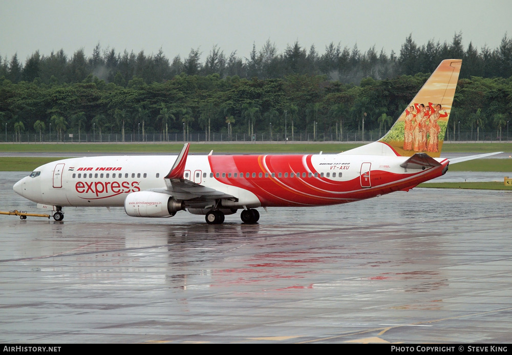 Aircraft Photo of VT-AXU | Boeing 737-8HG | Air India Express | AirHistory.net #519202