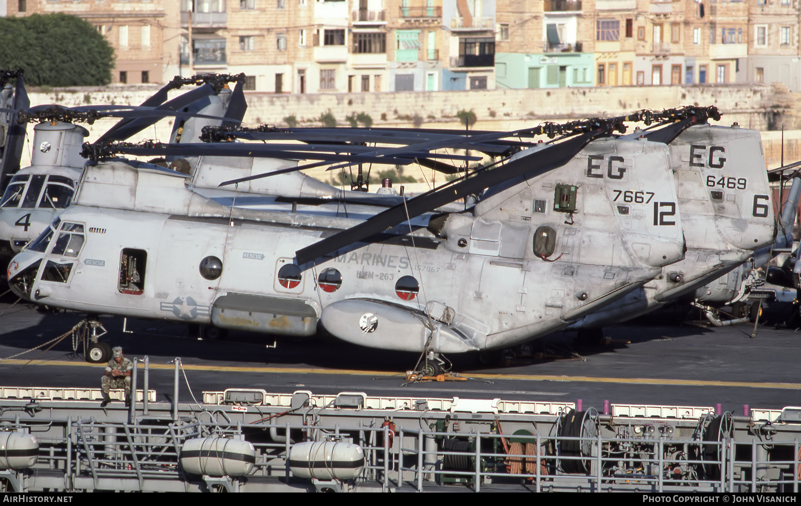 Aircraft Photo of 157667 / 7667 | Boeing Vertol CH-46E Sea Knight | USA - Marines | AirHistory.net #519216