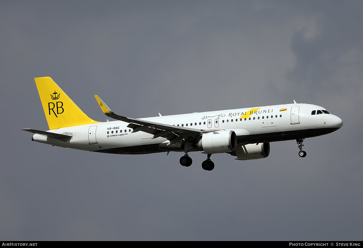 Aircraft Photo of V8-RBC | Airbus A320-251N | Royal Brunei Airlines | AirHistory.net #519225
