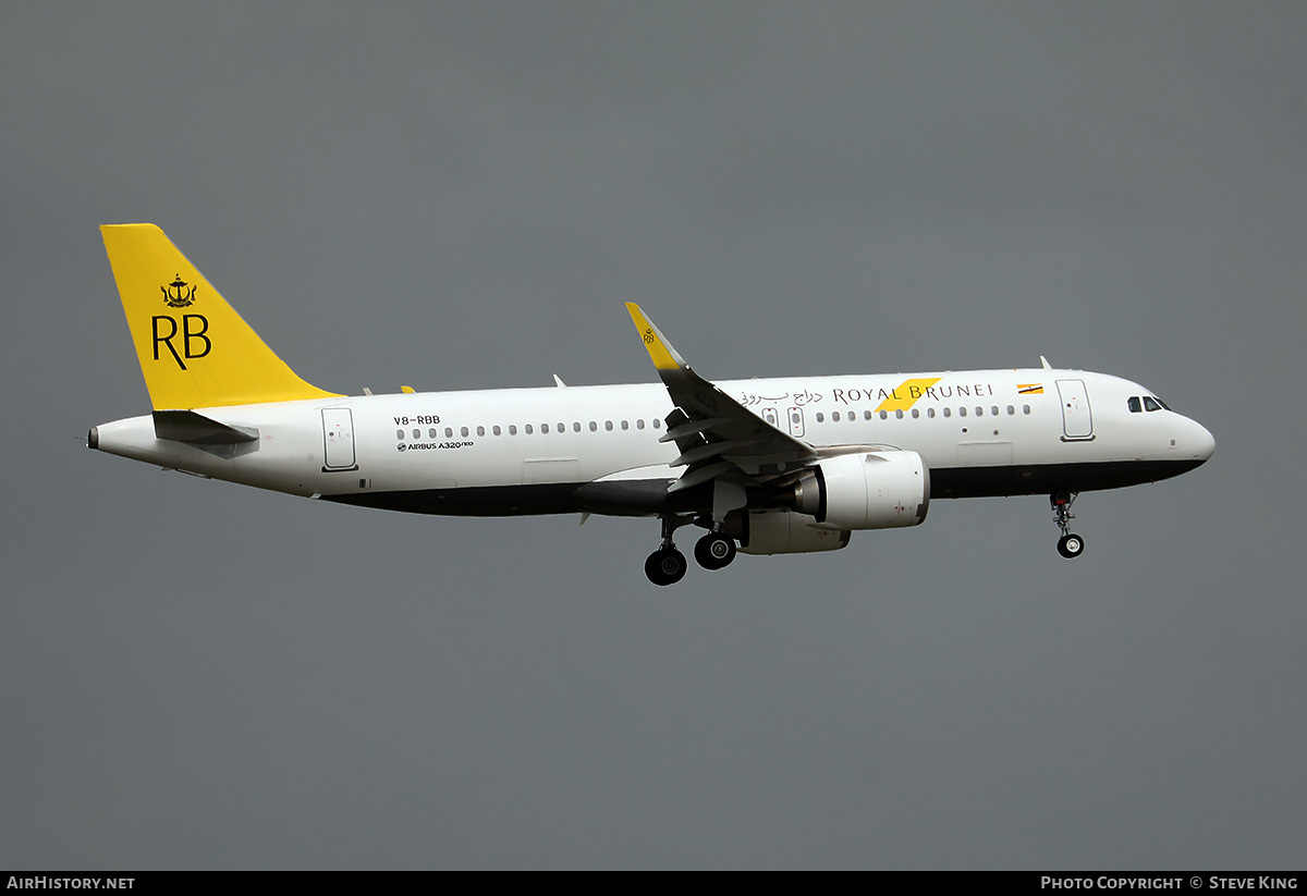 Aircraft Photo of V8-RBB | Airbus A320-251N | Royal Brunei Airlines | AirHistory.net #519226