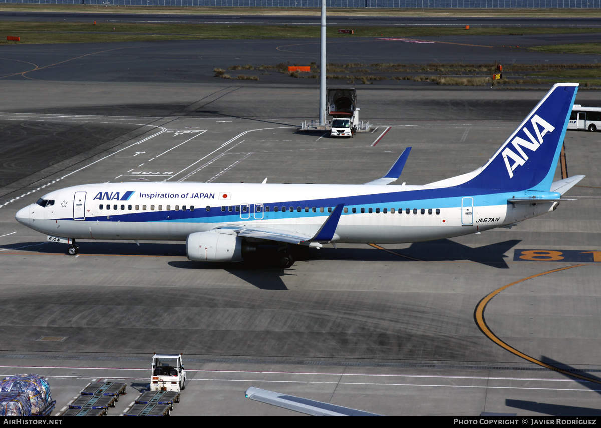 Aircraft Photo of JA67AN | Boeing 737-881 | All Nippon Airways - ANA | AirHistory.net #519227