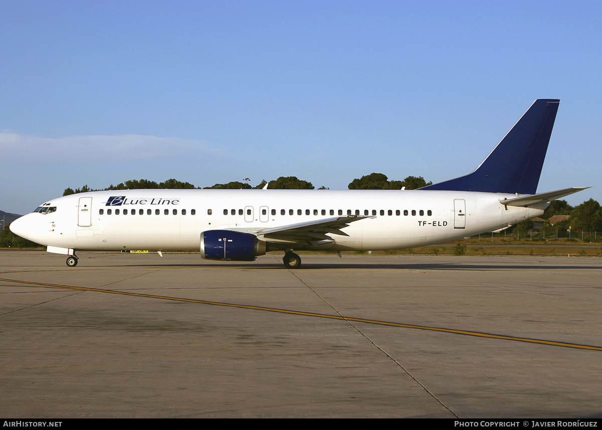 Aircraft Photo of TF-ELD | Boeing 737-46B | Blue Line | AirHistory.net #519229