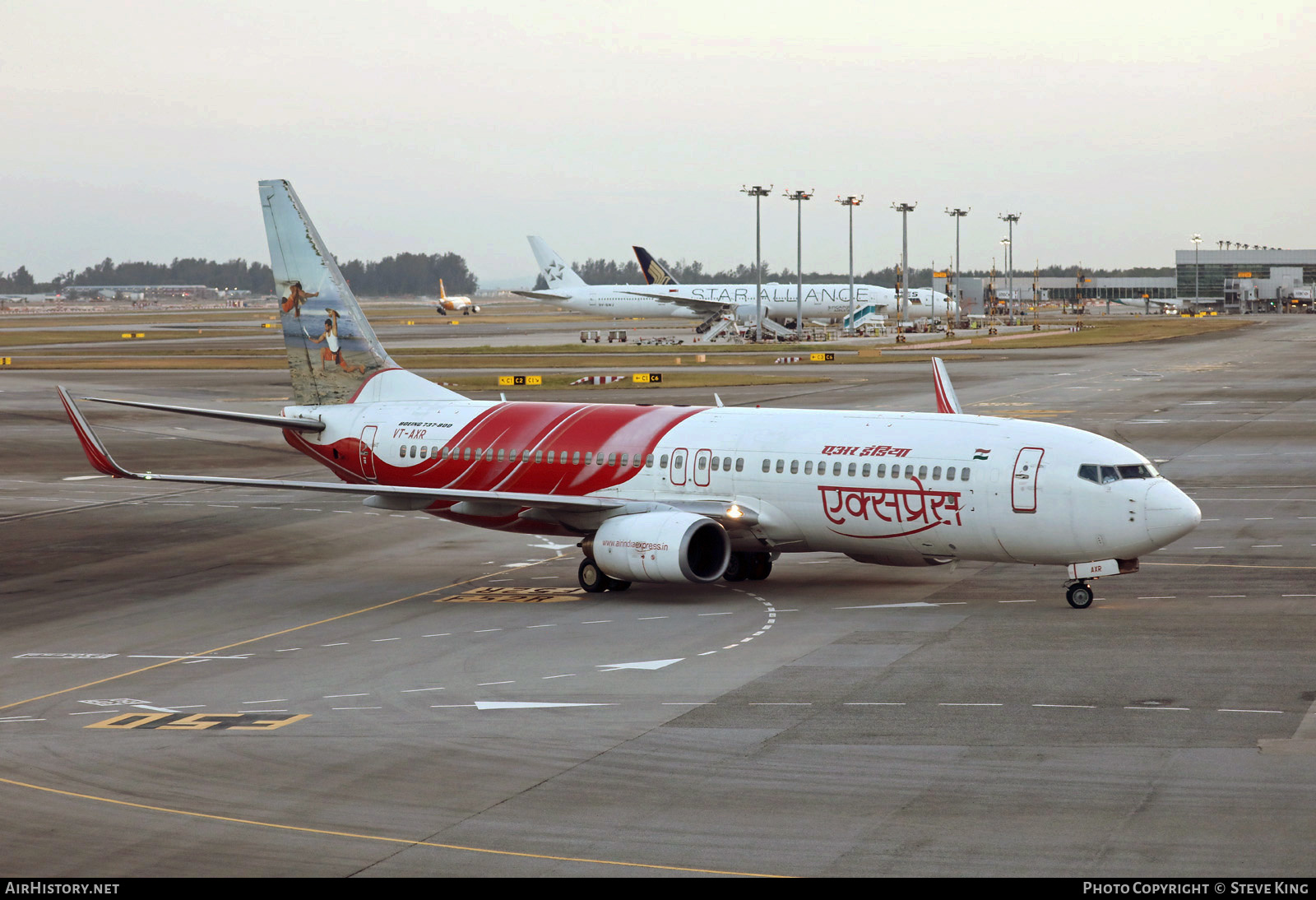 Aircraft Photo of VT-AXR | Boeing 737-8HG | Air India Express | AirHistory.net #519231