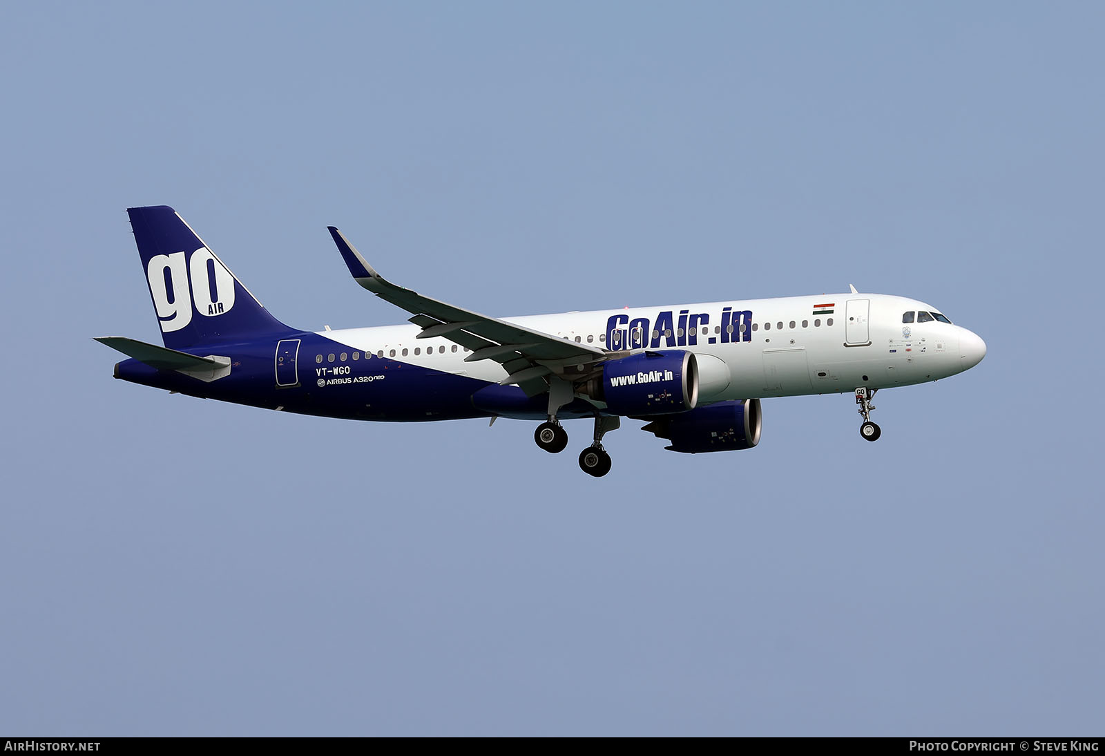 Aircraft Photo of VT-WGO | Airbus A320-271N | GoAir | AirHistory.net #519237