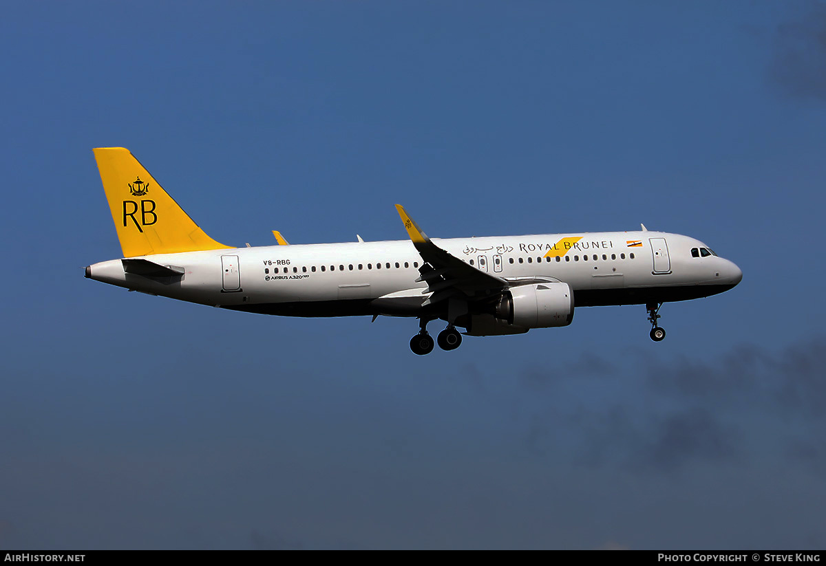 Aircraft Photo of V8-RBG | Airbus A320-251N | Royal Brunei Airlines | AirHistory.net #519240