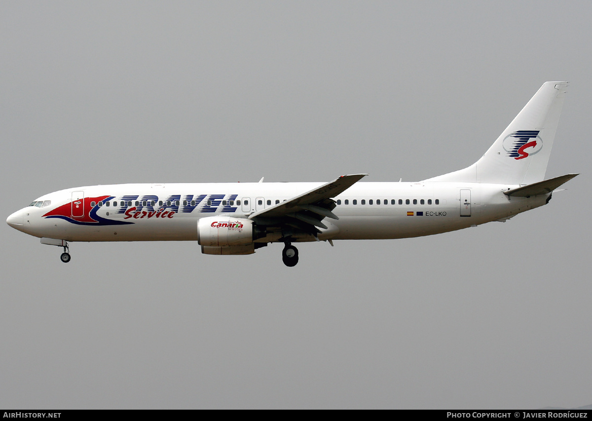 Aircraft Photo of EC-LKO | Boeing 737-85F | Travel Service | AirHistory.net #519241