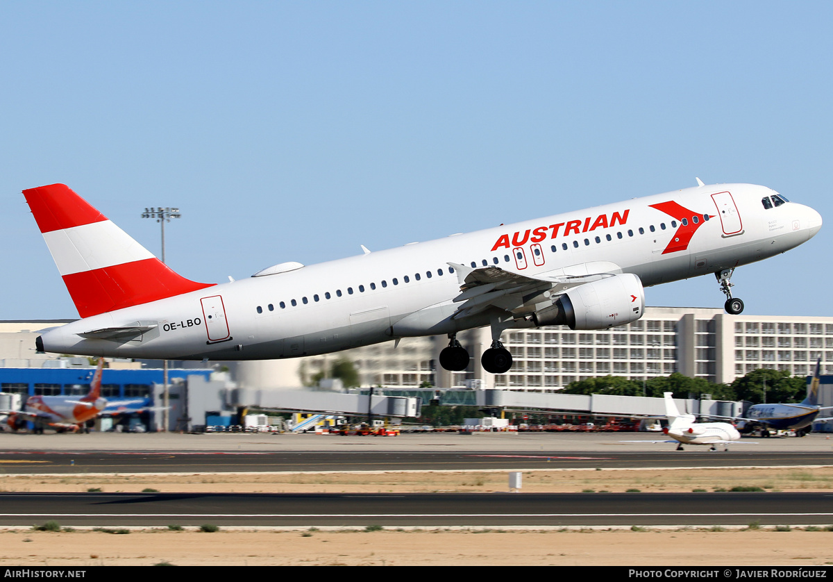 Aircraft Photo of OE-LBO | Airbus A320-214 | Austrian Airlines | AirHistory.net #519248