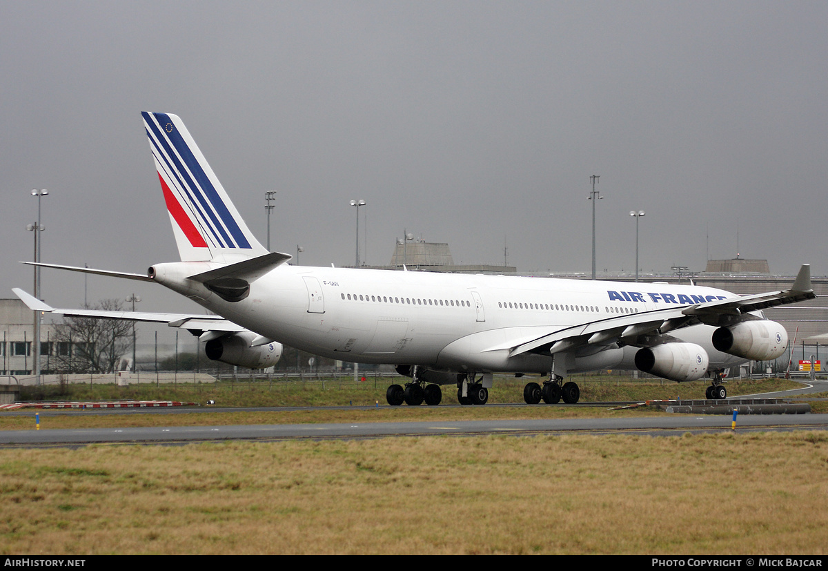 Aircraft Photo of F-GNII | Airbus A340-313X | Air France | AirHistory.net #519253