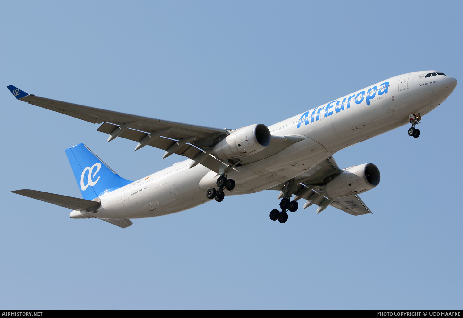 Aircraft Photo of EC-MHL | Airbus A330-343 | Air Europa | AirHistory.net #519254