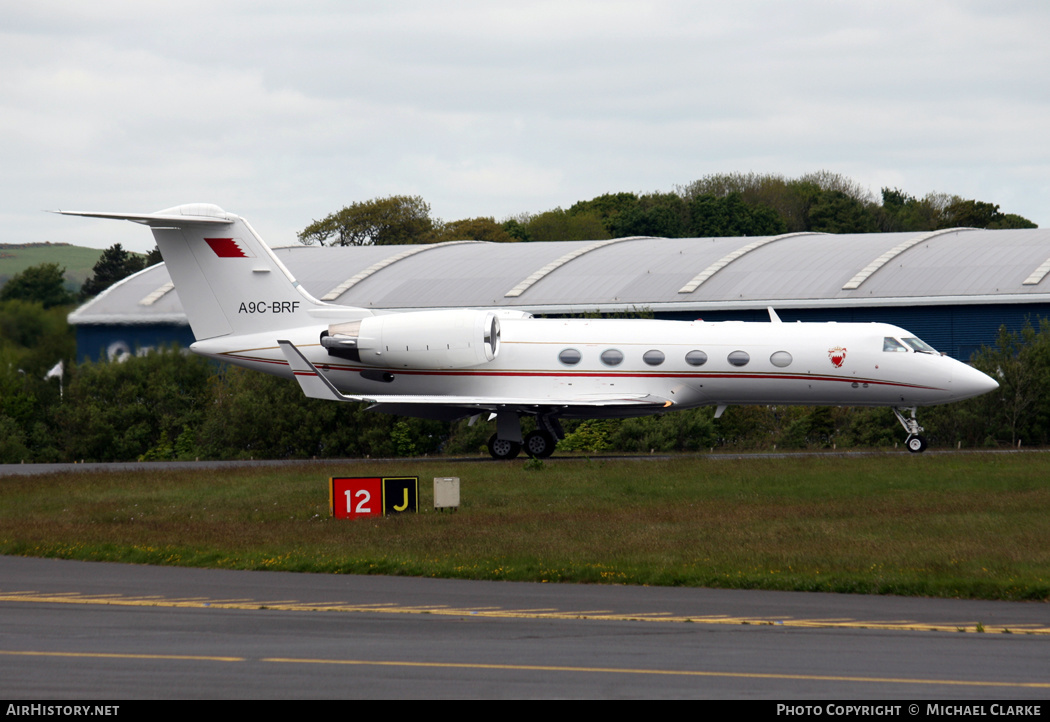 Aircraft Photo of A9C-BRF | Gulfstream Aerospace G-IV Gulfstream IV-SP | Bahrain Amiri Flight | AirHistory.net #519260