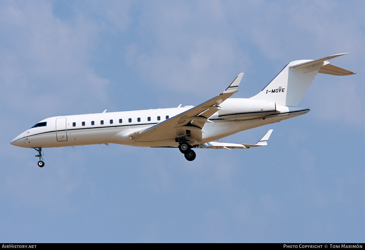 Aircraft Photo of I-MOVE | Bombardier Global Express (BD-700-1A10) | AirHistory.net #519261