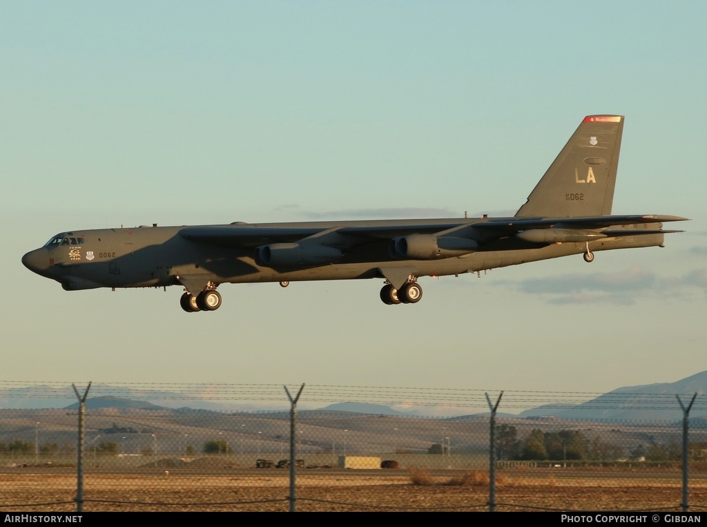 Aircraft Photo of 60-0062 | Boeing B-52H Stratofortress | USA - Air Force | AirHistory.net #519282