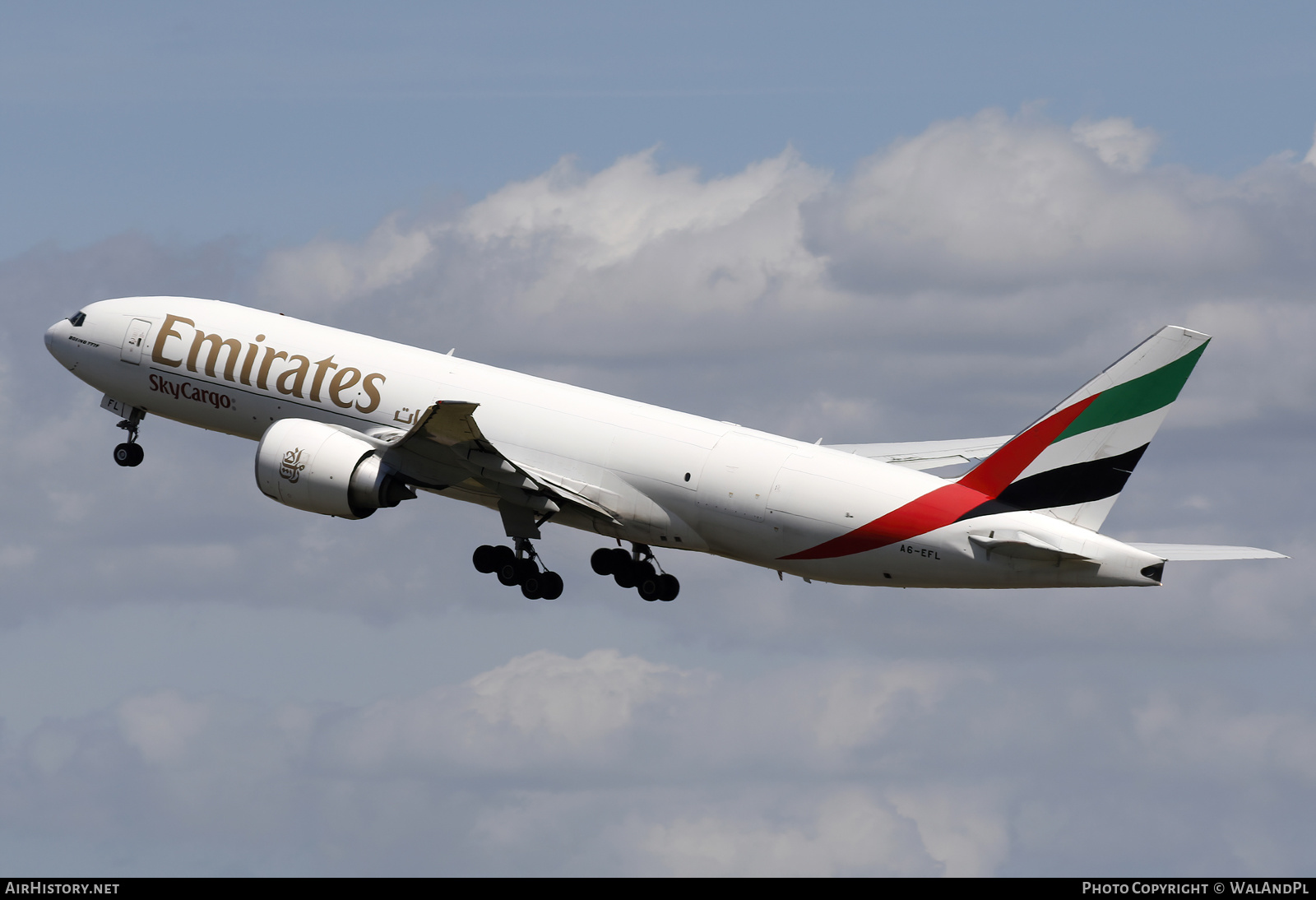 Aircraft Photo of A6-EFL | Boeing 777-F1H | Emirates SkyCargo | AirHistory.net #519291