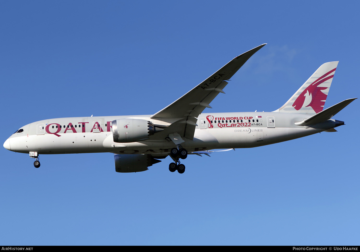 Aircraft Photo of A7-BCA | Boeing 787-8 Dreamliner | Qatar Airways | AirHistory.net #519313