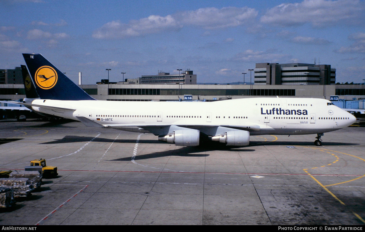 Aircraft Photo of D-ABTE | Boeing 747-430M | Lufthansa | AirHistory.net #519341