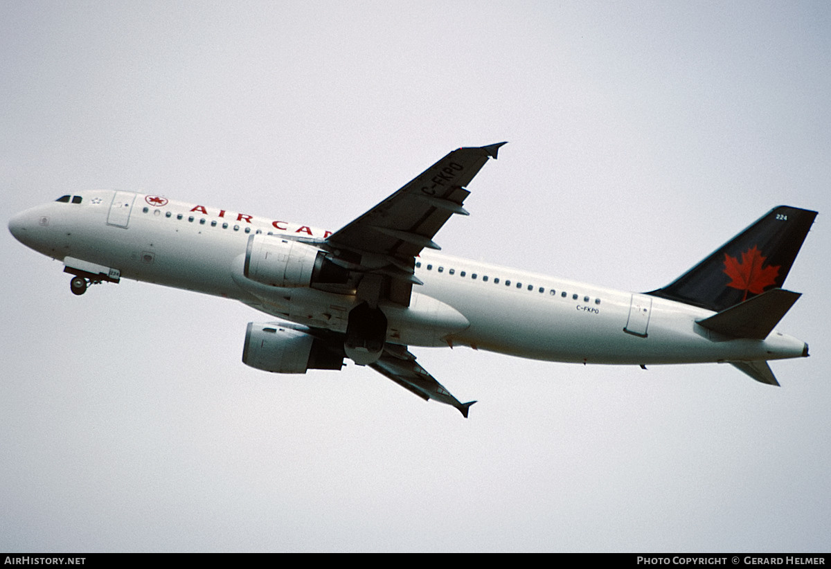 Aircraft Photo of C-FKPO | Airbus A320-211 | Air Canada | AirHistory.net #519374