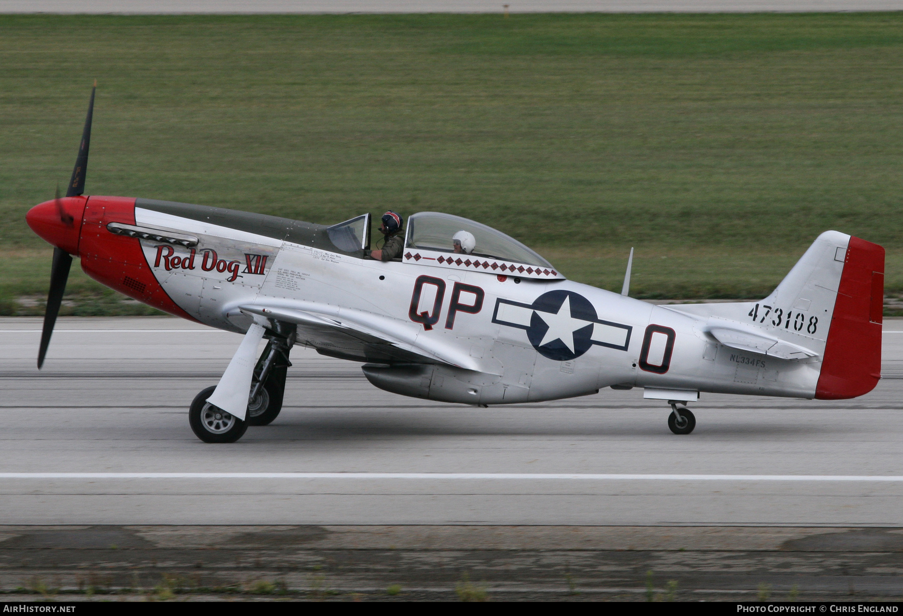 Aircraft Photo of N334FS / NL334FS / 471308 | North American P-51D Mustang | USA - Air Force | AirHistory.net #519377