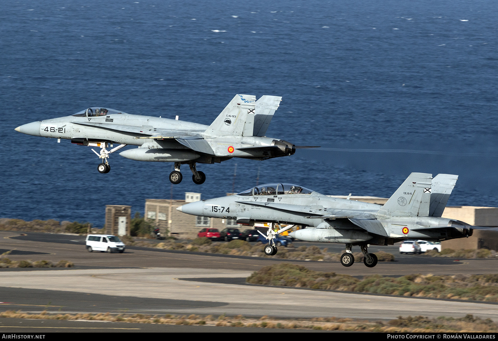 Aircraft Photo of CE.15-05 / CE.15-5 | McDonnell Douglas EF-18BM Hornet | Spain - Air Force | AirHistory.net #519383