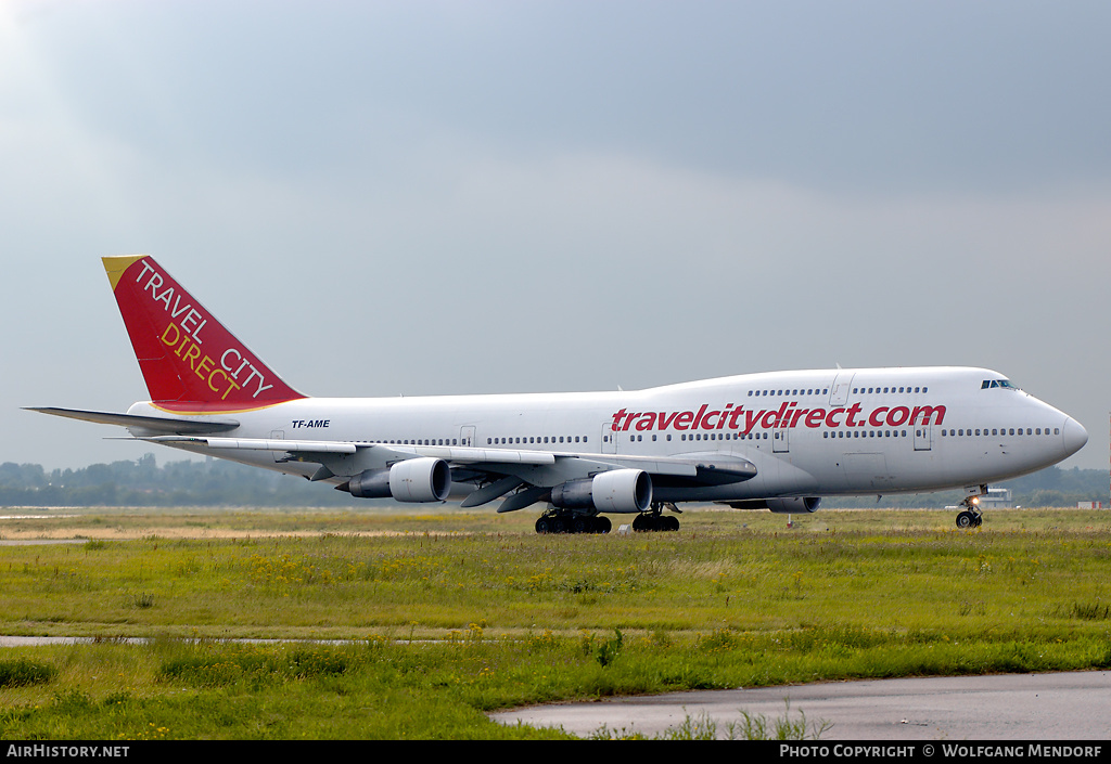 Aircraft Photo of TF-AME | Boeing 747-312 | Travel City Direct | AirHistory.net #519396