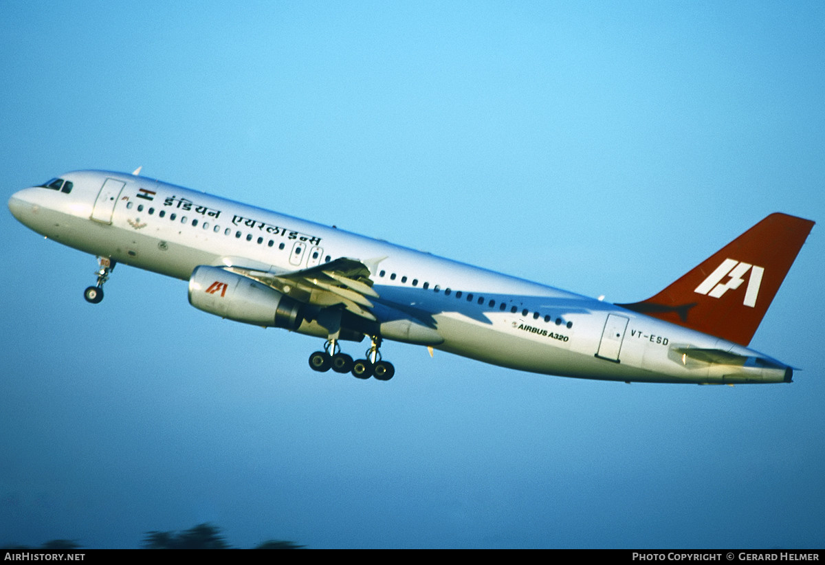 Aircraft Photo of VT-ESD | Airbus A320-231 | Indian Airlines | AirHistory.net #519402