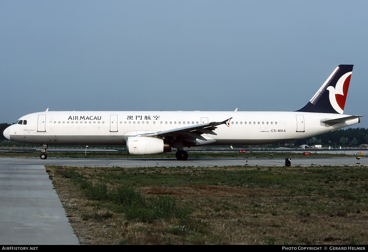 Aircraft Photo of CS-MAA | Airbus A321-131 | Air Macau | AirHistory.net #519414