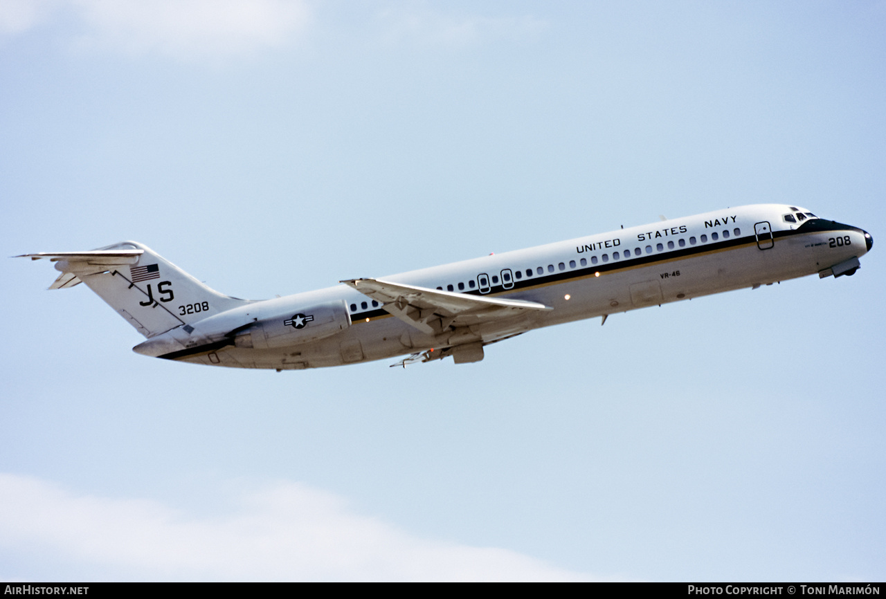 Aircraft Photo of 163208 / 3208 | McDonnell Douglas C-9B Skytrain II | USA - Navy | AirHistory.net #519448