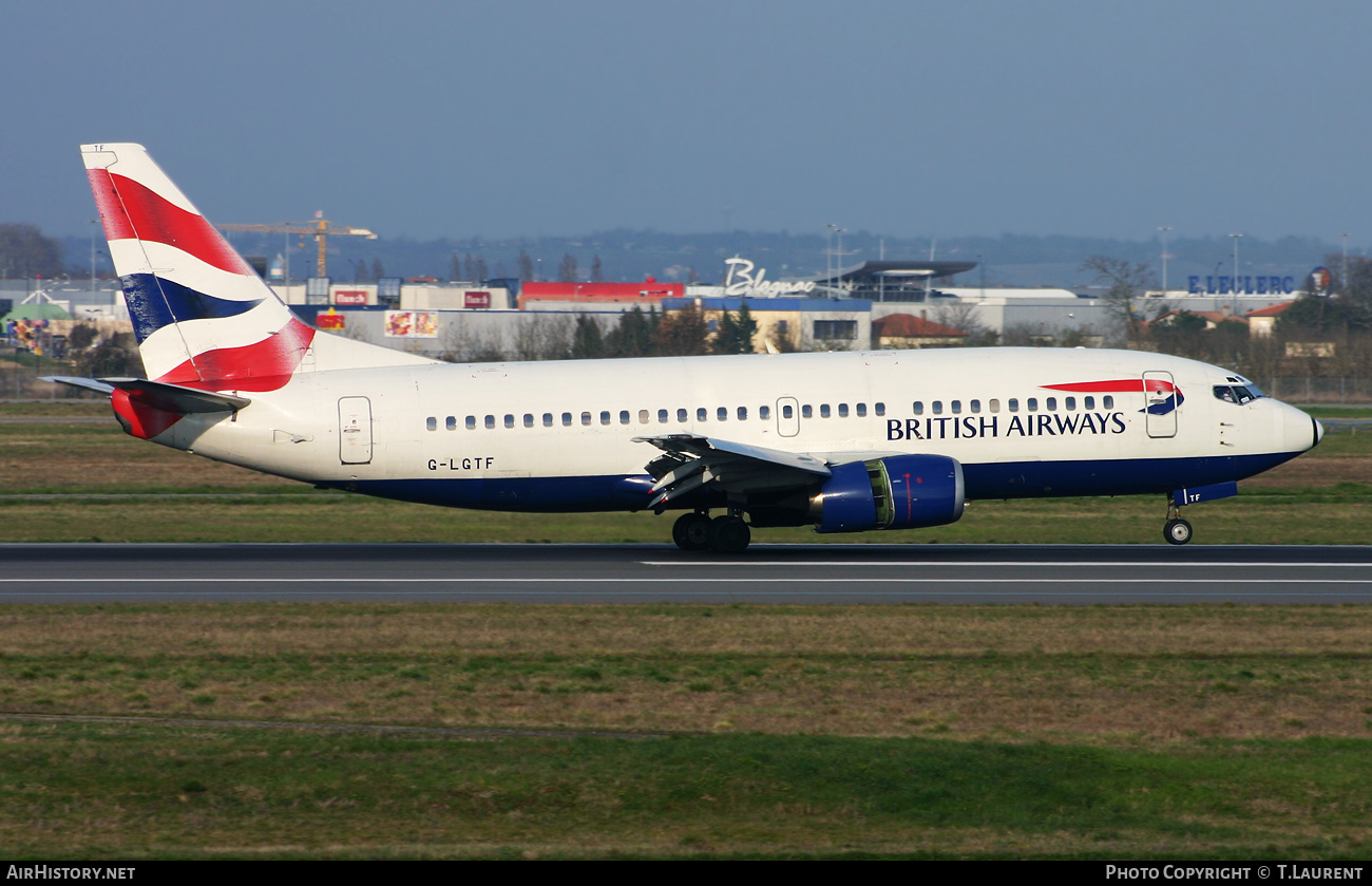 Aircraft Photo of G-LGTF | Boeing 737-382 | British Airways | AirHistory.net #519449