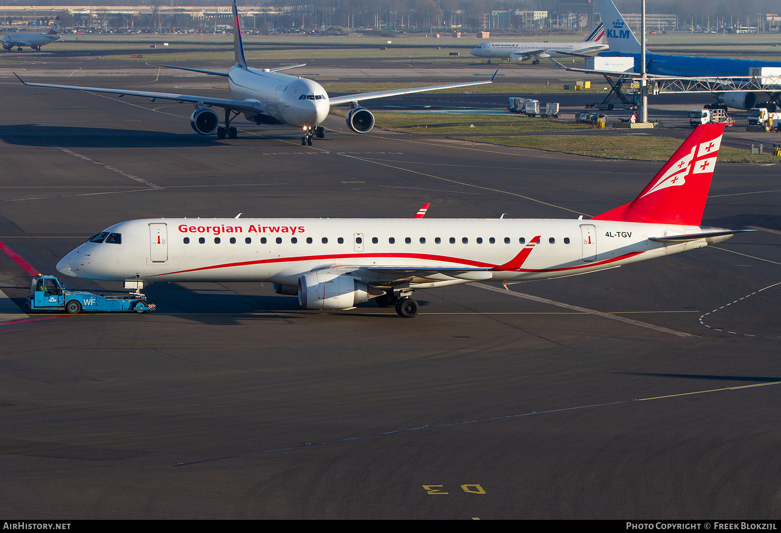Aircraft Photo of 4L-TGV | Embraer 190AR (ERJ-190-100IGW) | Airzena - Georgian Airways | AirHistory.net #519462