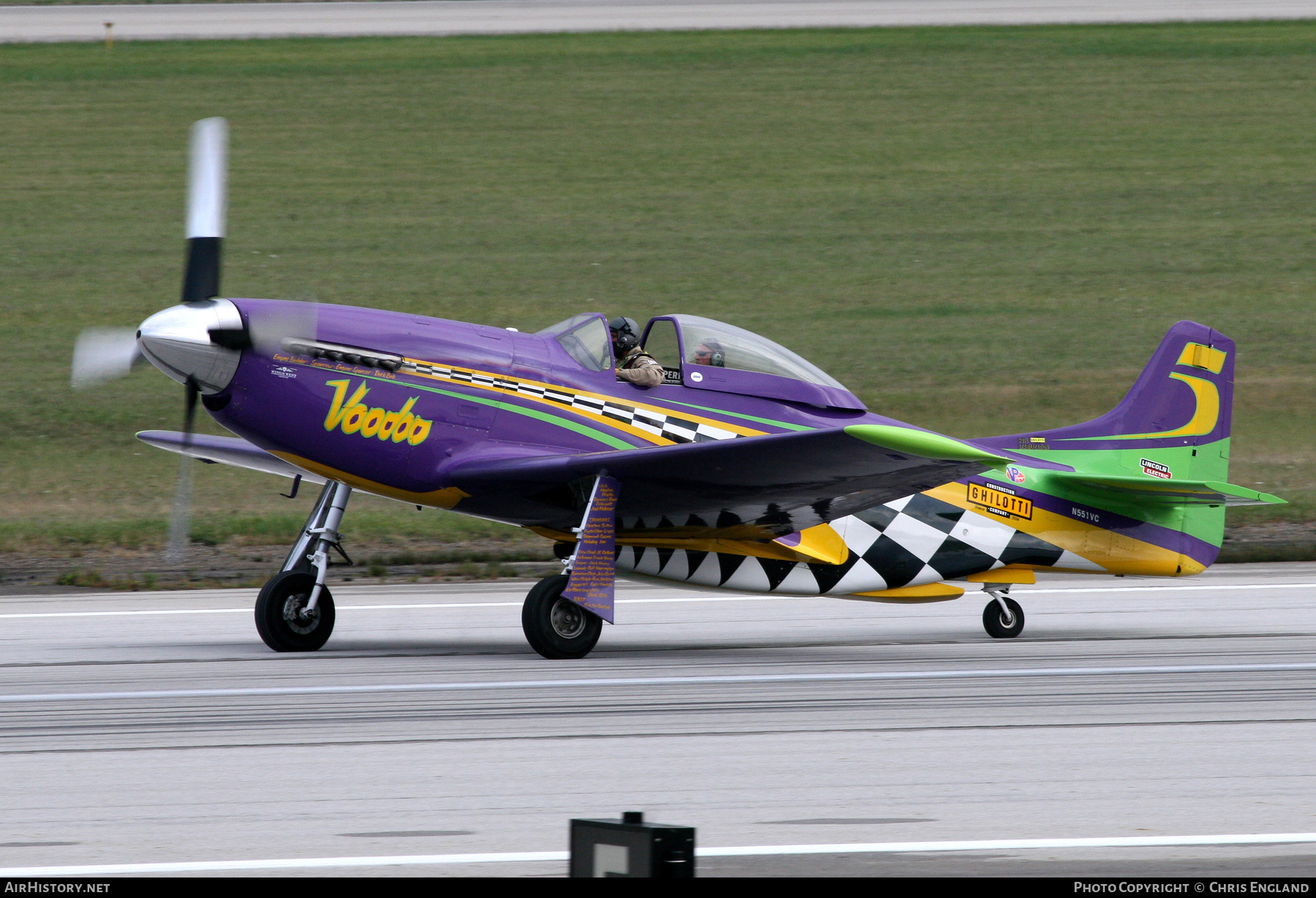 Aircraft Photo of N551VC | North American P-51D/Mod Mustang | AirHistory.net #519474