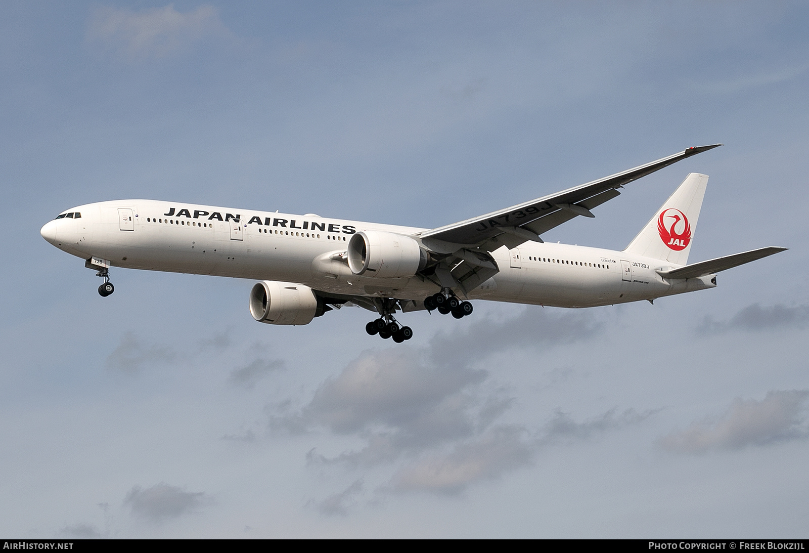 Aircraft Photo of JA739J | Boeing 777-346/ER | Japan Airlines - JAL | AirHistory.net #519476
