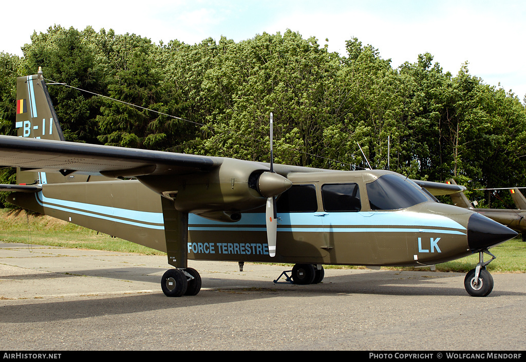 Aircraft Photo of B-11 | Britten-Norman BN-2B-21 Islander | Belgium - Army | AirHistory.net #519478