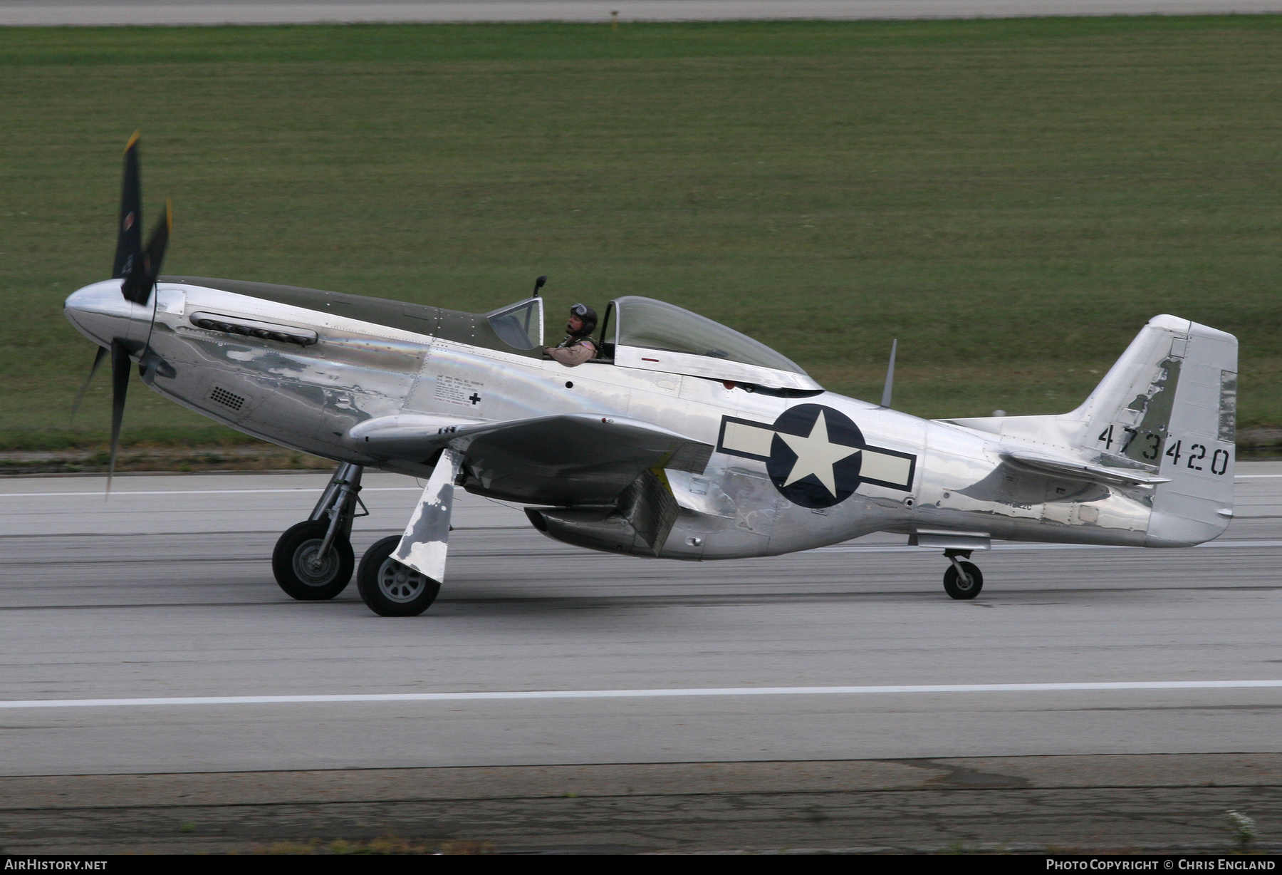 Aircraft Photo of N7722C / NL7722C / 473420 | North American P-51D Mustang | USA - Air Force | AirHistory.net #519486