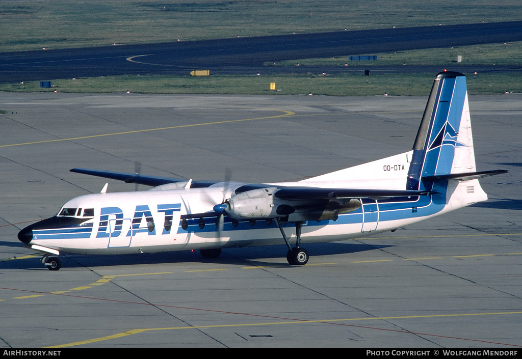 Aircraft Photo of OO-DTA | Fairchild Hiller FH-227B | Delta Air Transport - DAT | AirHistory.net #519488