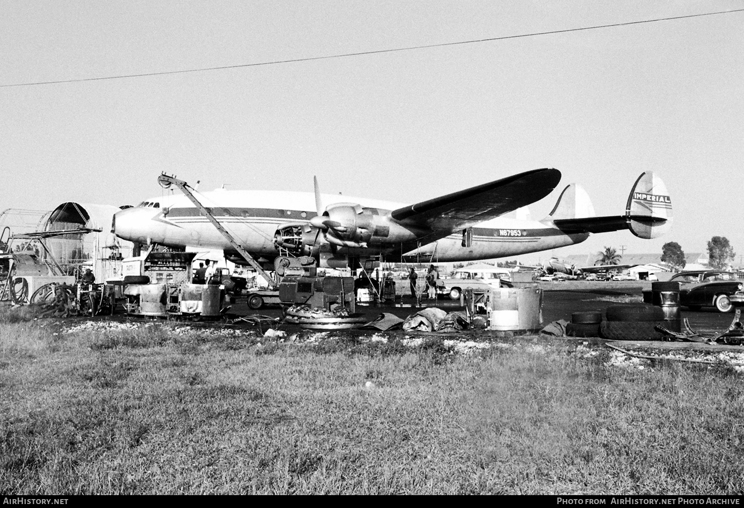 Aircraft Photo of N67953 | Lockheed L-049D Constellation | Imperial Airlines | AirHistory.net #519492