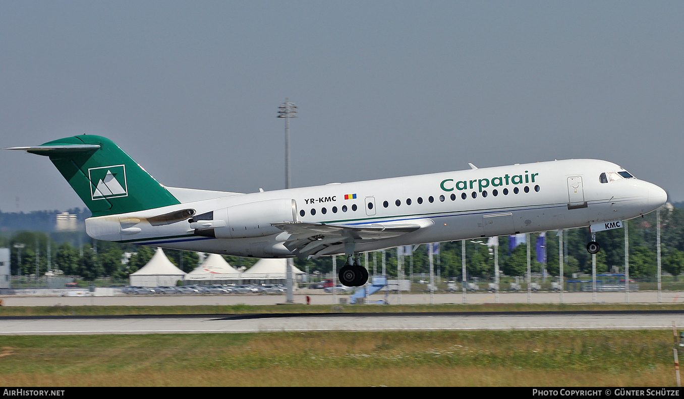 Aircraft Photo of YR-KMC | Fokker 70 (F28-0070) | Carpatair | AirHistory.net #519494