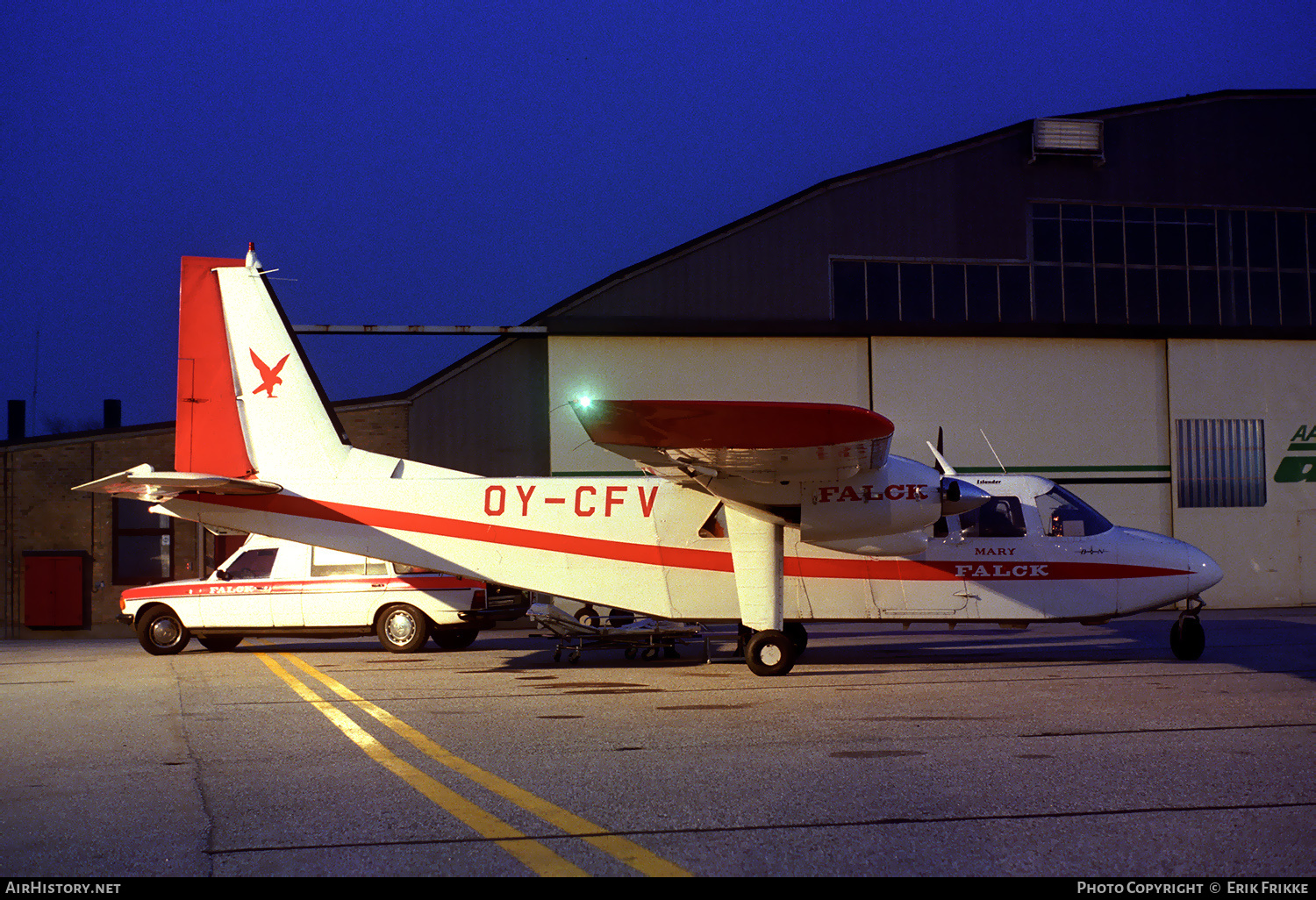 Aircraft Photo of OY-CFV | Britten-Norman BN-2B-26 Islander | Falck Air | AirHistory.net #519503