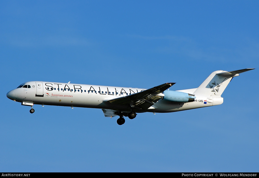 Aircraft Photo of OE-LVG | Fokker 100 (F28-0100) | Austrian Arrows | AirHistory.net #519507