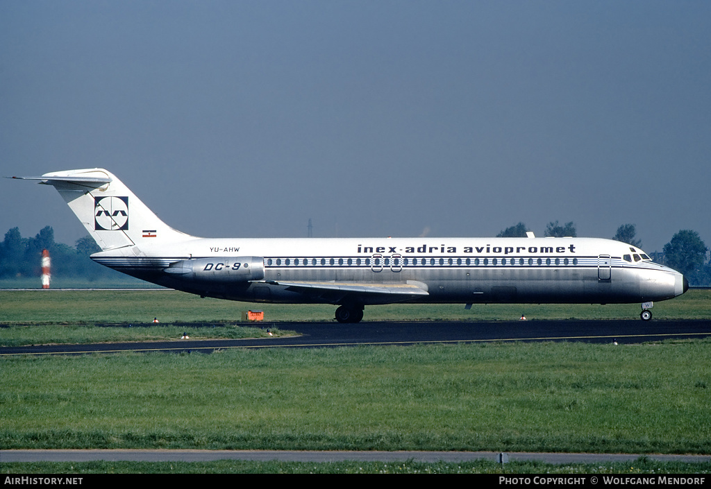 Aircraft Photo of YU-AHW | McDonnell Douglas DC-9-33RC | Inex-Adria Airways | AirHistory.net #519510