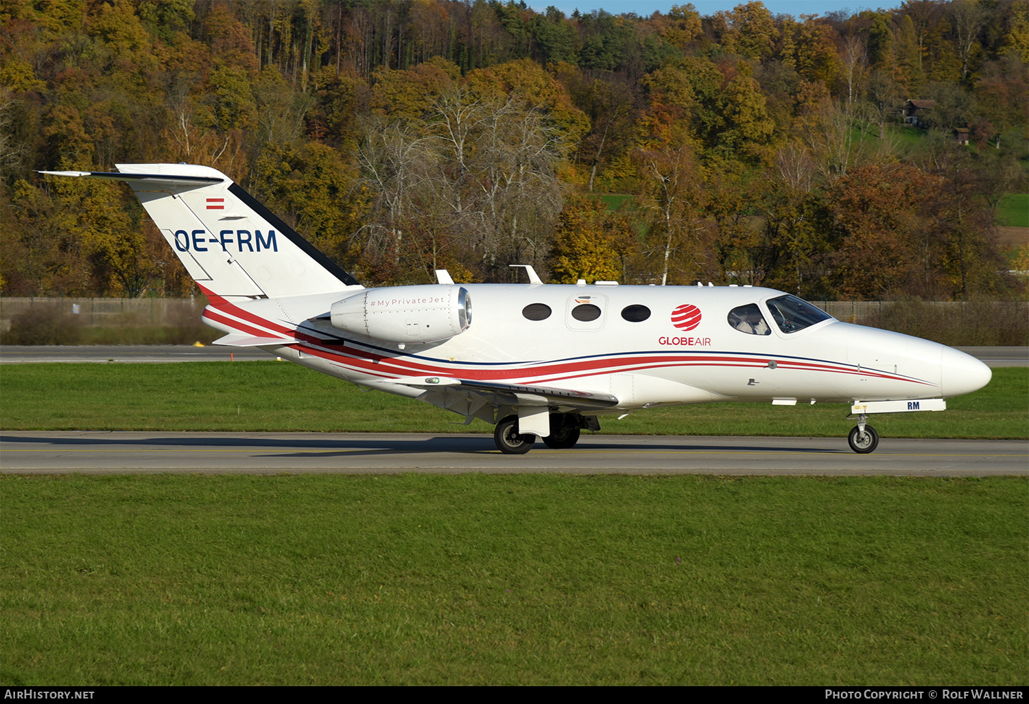 Aircraft Photo of OE-FRM | Cessna 510 Citation Mustang | GlobeAir | AirHistory.net #519521