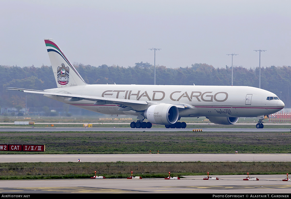 Aircraft Photo of A6-DDB | Boeing 777-FFX | Etihad Airways Cargo | AirHistory.net #519556