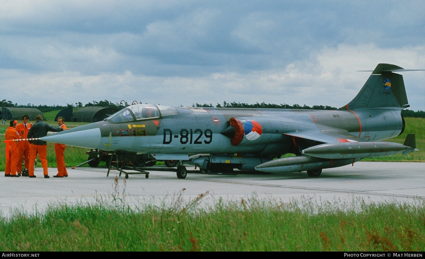 Aircraft Photo of D-8129 | Lockheed RF-104G Starfighter | Netherlands - Air Force | AirHistory.net #519569